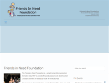 Tablet Screenshot of finfoundation.org
